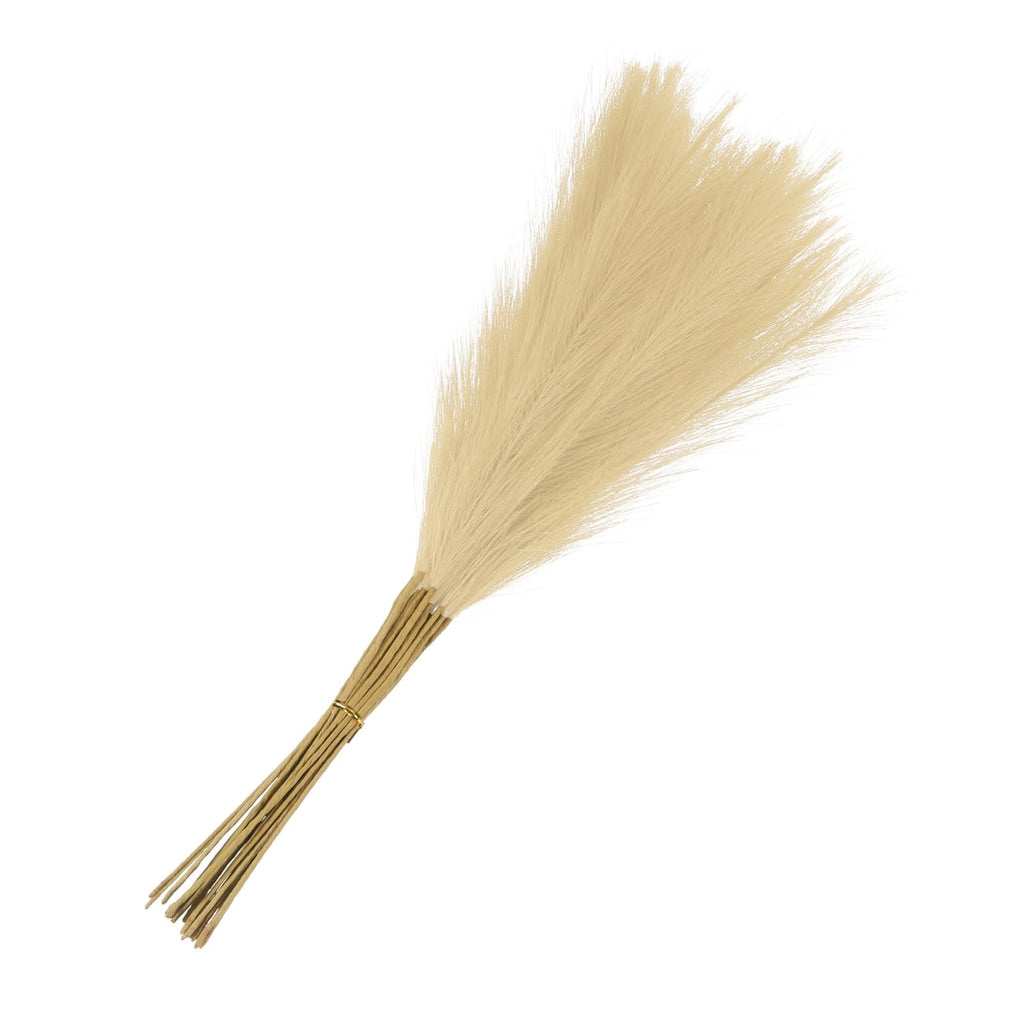 MECCANIXITY 15Pcs Faux Pampas Grass,21"/55cm Fake Pampas Grass Decor for Living Room Party Wall Vase Wedding Decoration,Light Blue