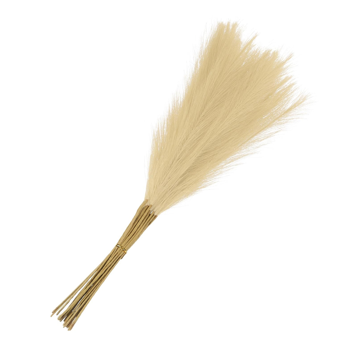 MECCANIXITY 15Pcs Faux Pampas Grass,21"/55cm Fake Pampas Grass Decor for Living Room Party Wall Vase Wedding Decoration,Light Blue