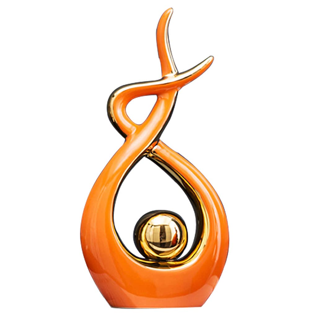 Norrclp Home Decor Modern Abstract Art Ceramic Statue Table Decorations