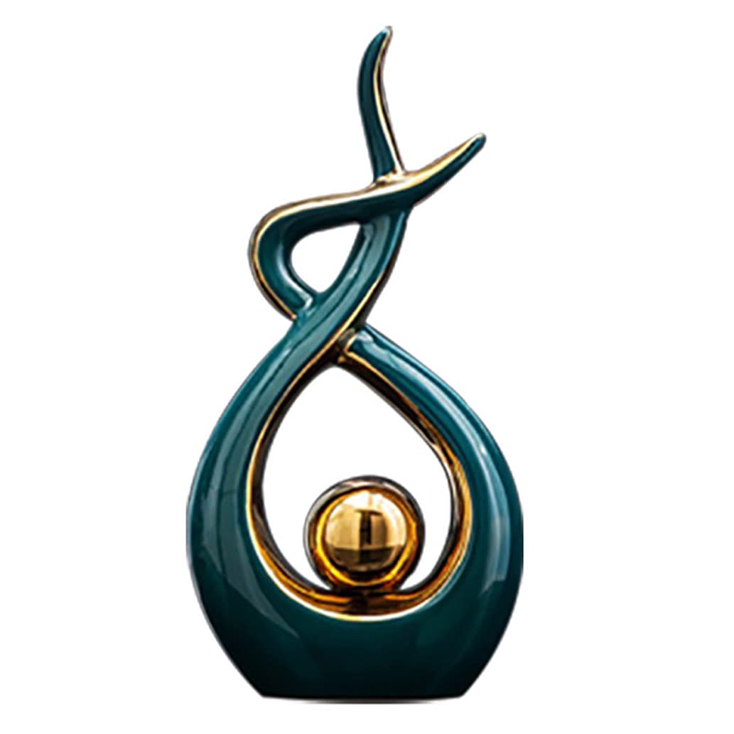 Norrclp Home Decor Modern Abstract Art Ceramic Statue Table Decorations