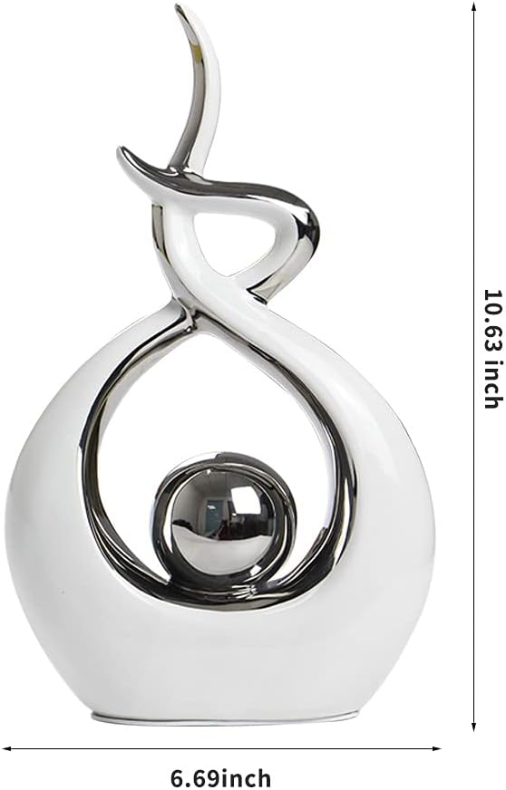 Norrclp Home Decor Modern Abstract Art Ceramic Statue Table Decorations
