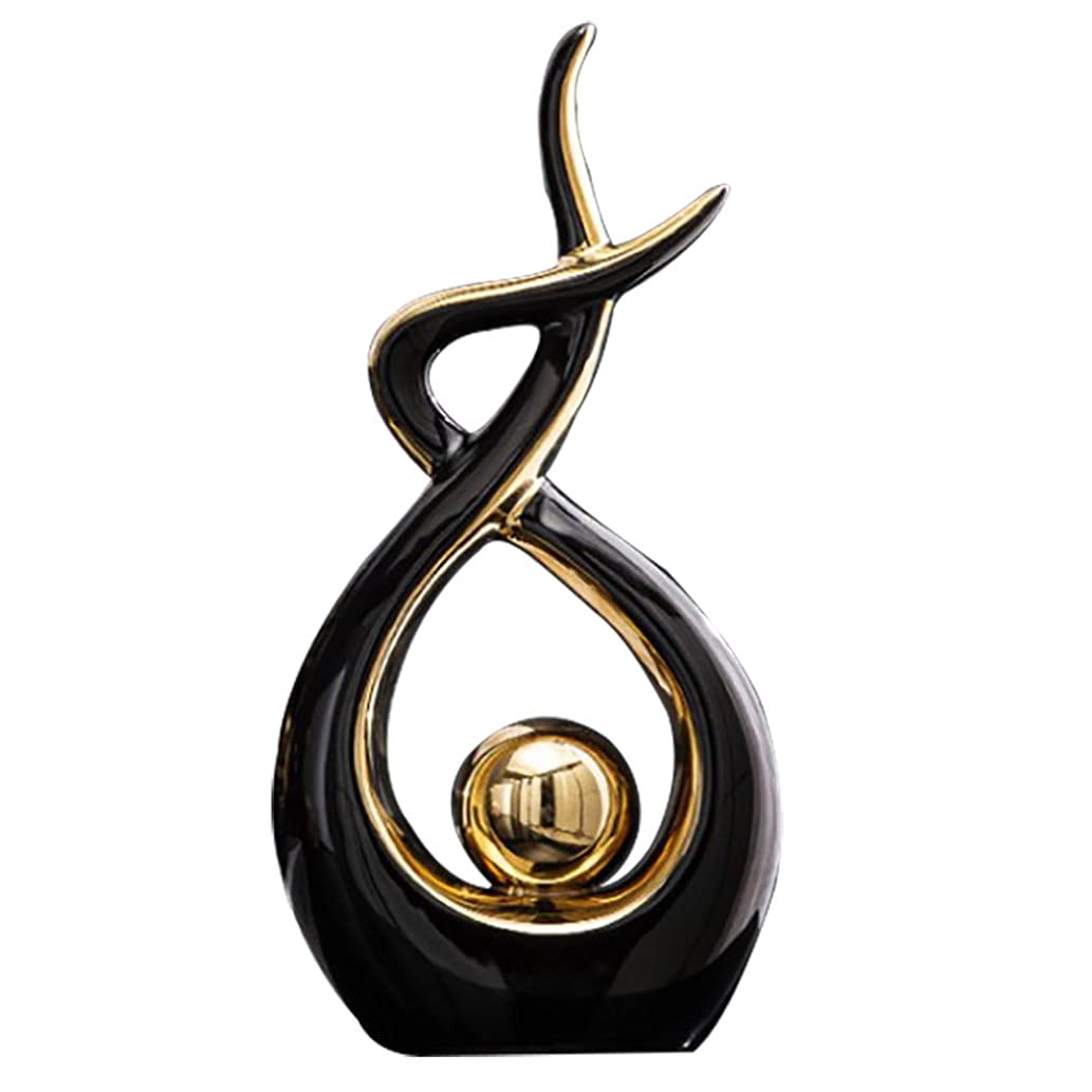 Norrclp Home Decor Modern Abstract Art Ceramic Statue Table Decorations