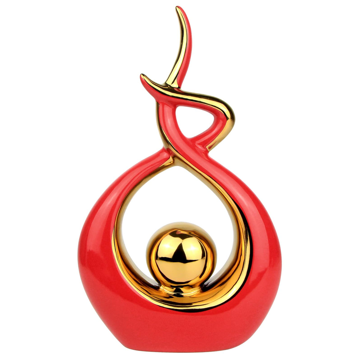 Norrclp Home Decor Modern Abstract Art Ceramic Statue Table Decorations