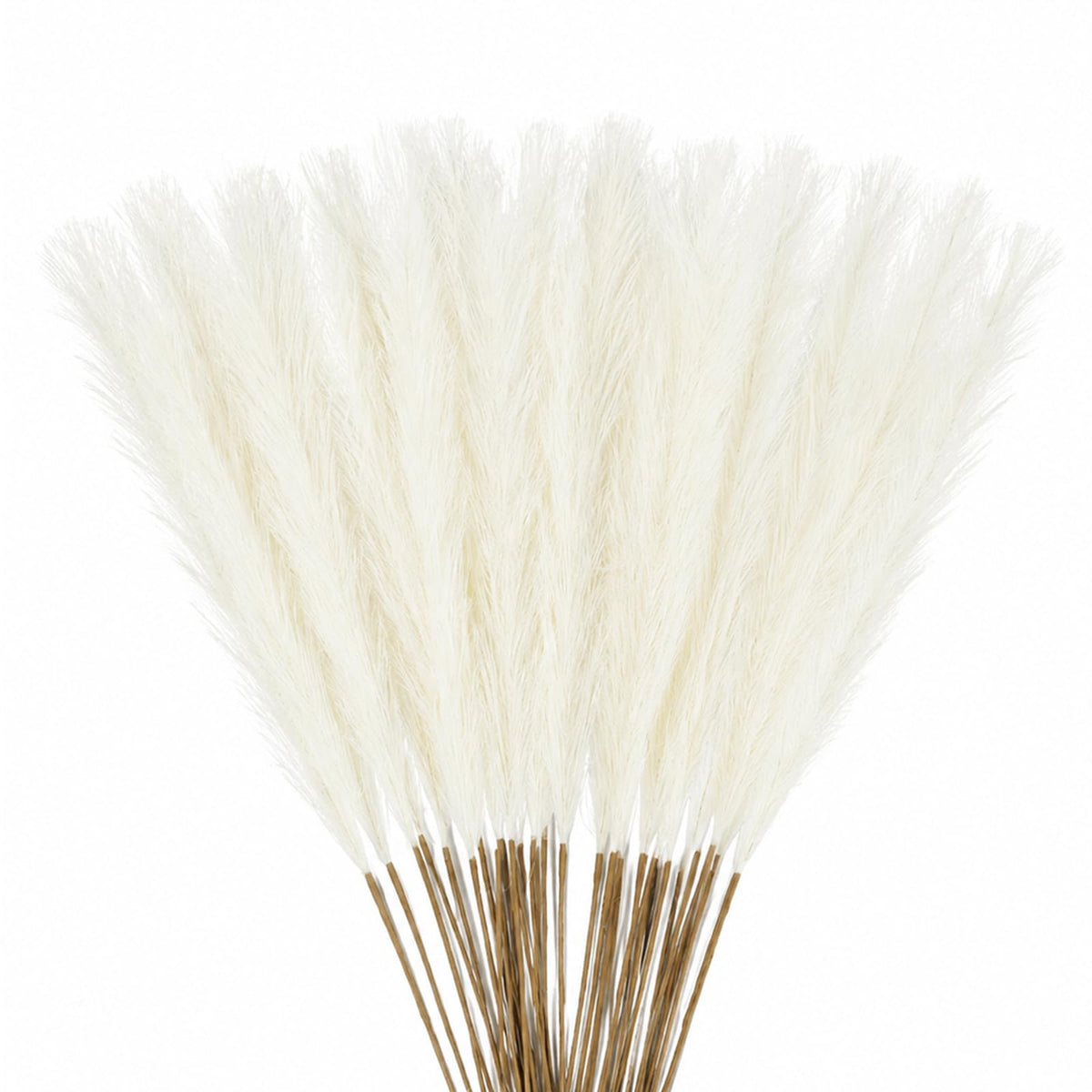 30 Pcs Pampas Grass Stems 21.7 Inches Fake Pampas Grass Artificial Flower Vase Filler for Boho Home Wedding Living Room Bathroom Wall Party Decor (Purple)