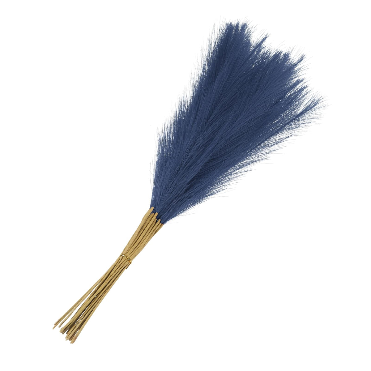 MECCANIXITY 15Pcs Faux Pampas Grass,21"/55cm Fake Pampas Grass Decor for Living Room Party Wall Vase Wedding Decoration,Light Blue
