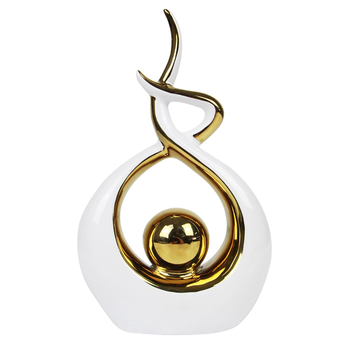 Norrclp Home Decor Modern Abstract Art Ceramic Statue Table Decorations
