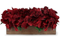 Pre-Made Hydrangea Centerpiece for Dining Table, Navy Blue