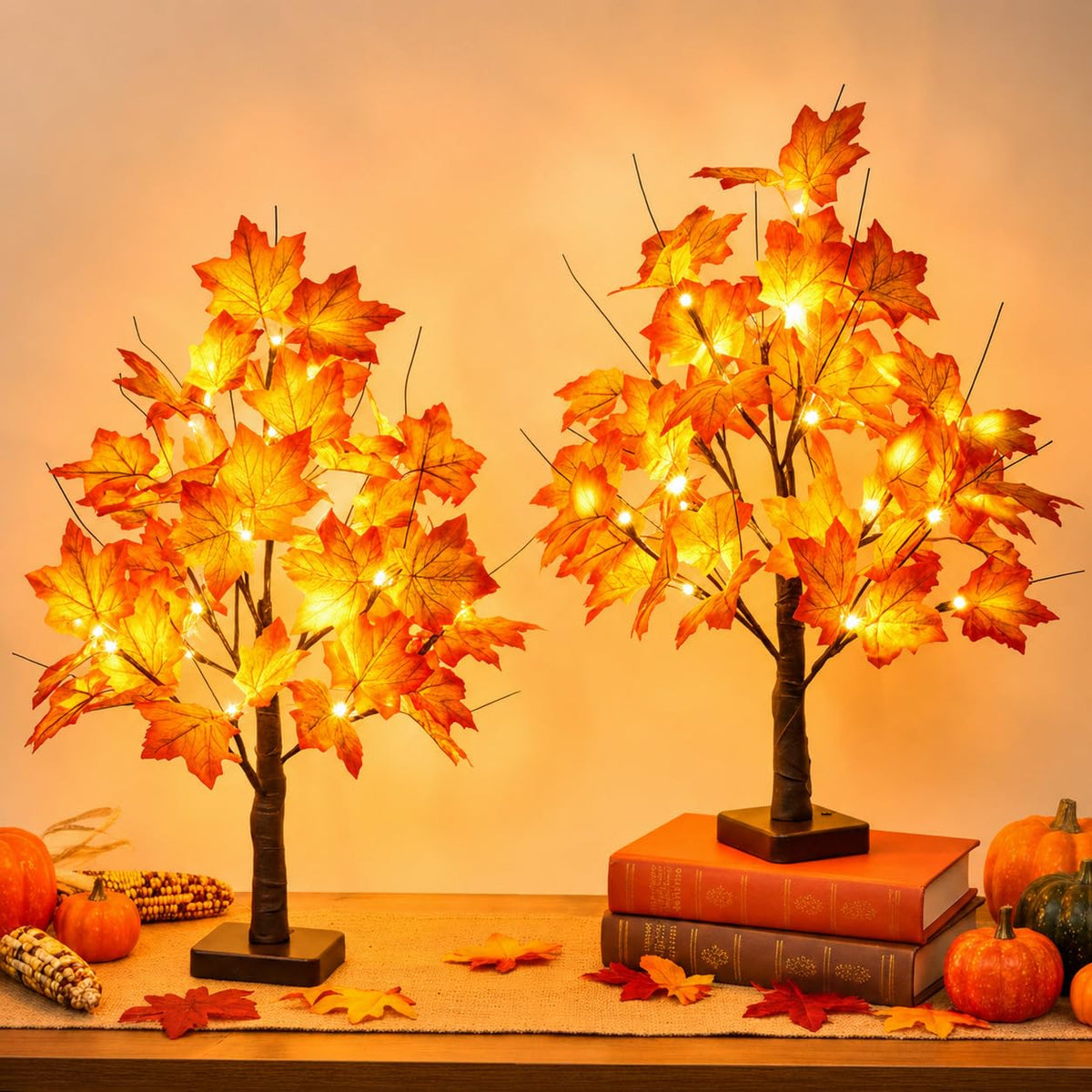 EAMBRITE Fall Decorations for Home Fall Maple Tree Fall Decor Fall Trees