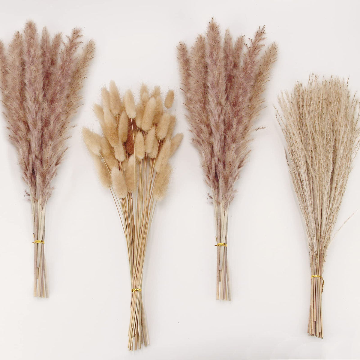 10 PCS 40" Tall Pampas Grass Stems in Natural Beige, Add a Boho Touch to Your Space—Pompas Grass Ideal for Floral Arrangements, Floor Vases, Weddings, and Creating a Bohemian Ambiance at Home.