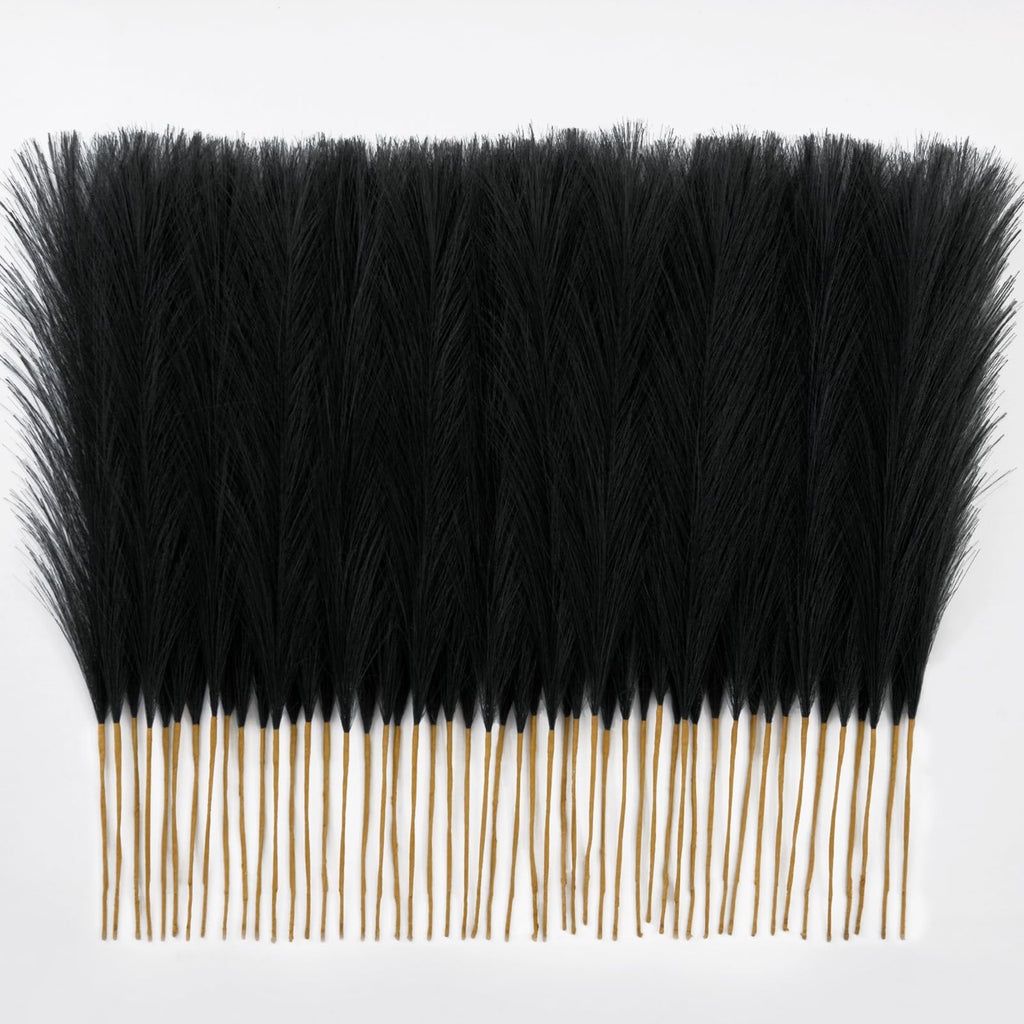 50PCS Blush Pink Pampas Grass, 17in Fluffy Boho Feathers Decor
