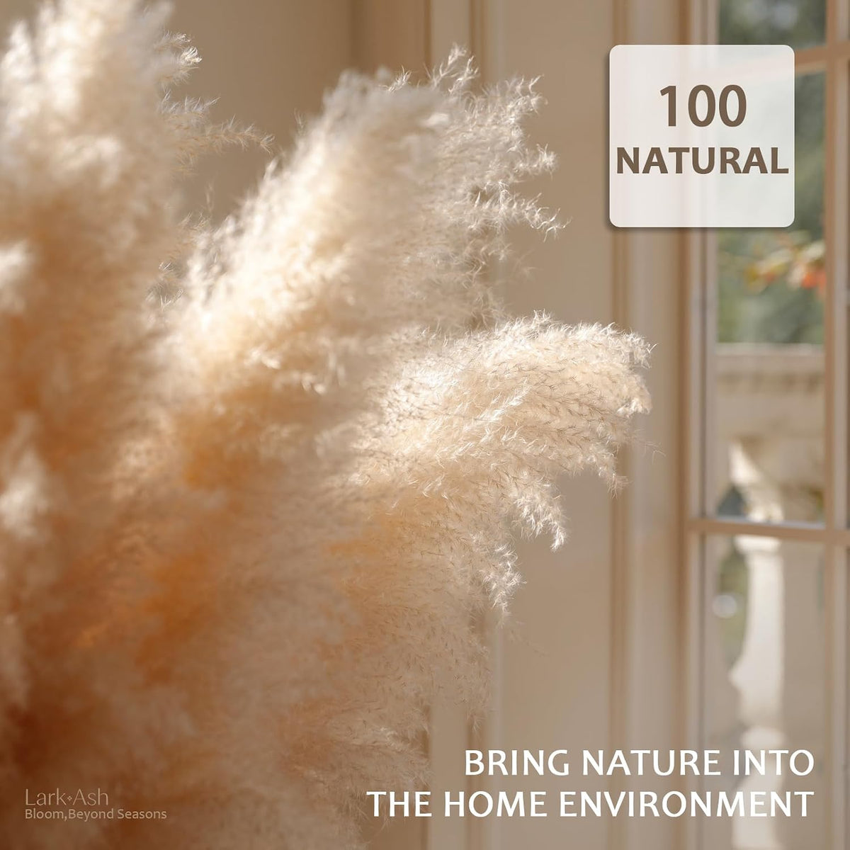 45pcs 42"inch Pampas Grass Decor Tall, Large pompas Grass,Tall Pampas Grass for Floor Vase,Wedding, Party,Farmhouse, Boho Home Decor