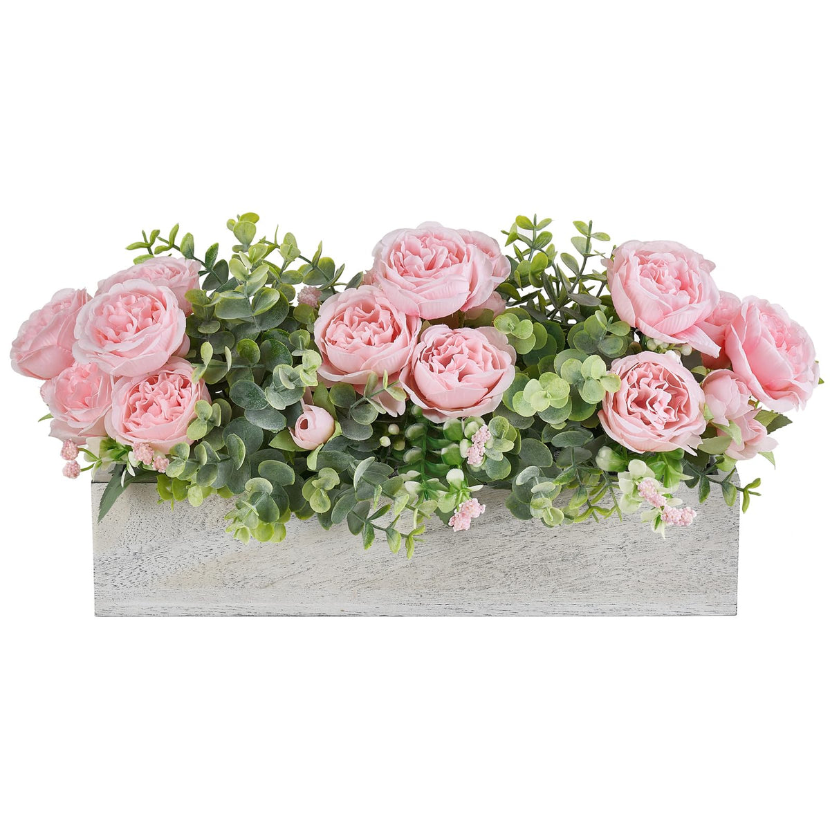 Dahey Artificial Flowers Farmhouse Centerpieces for Coffee Table Decor