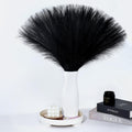 Pampas Grass Decor 30 Pcs 21.7 Inch Faux Brown Pampas Grass Bulk Artificial Dried Flowers Small Vase Filler Pompas Grass.
