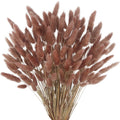 CISDUEO 120pcs Dried Bunny Tails Flowers Lagurus Ovatus Tail Dried Flowers Pampas Grass White and Gray Natural Dried Floral Arrangement for Boho Decor Home Wedding DIY Farmhouse Table Christmas (17")