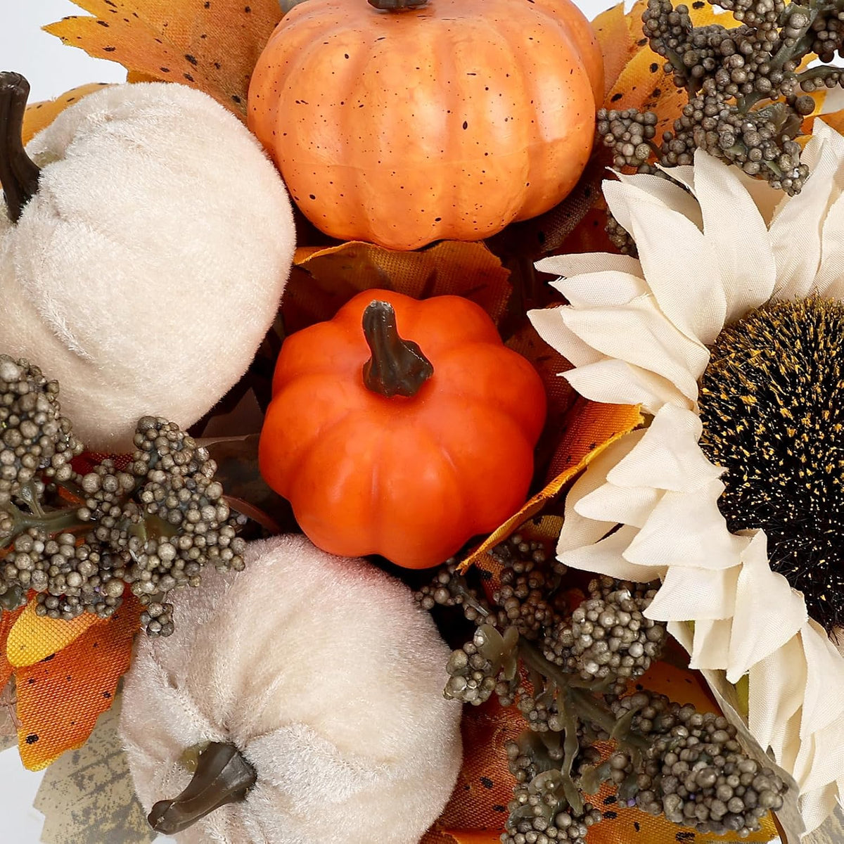 Fall Decor Flower Table Centerpieces, Set of 6 Pre-Made