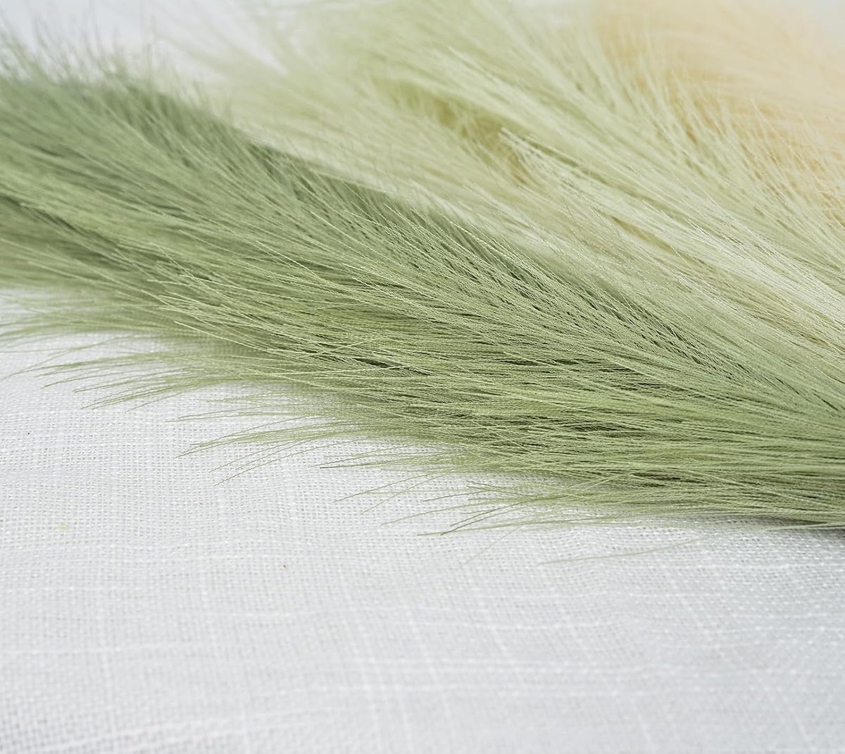 LSKYTOP Green Pampas Grass Decor,23Inch 12pcs Faux Pampas Grass Bouquets Artificial Pampas Fake Pampas Flower for Home Living Room Bedroom Vase Decor