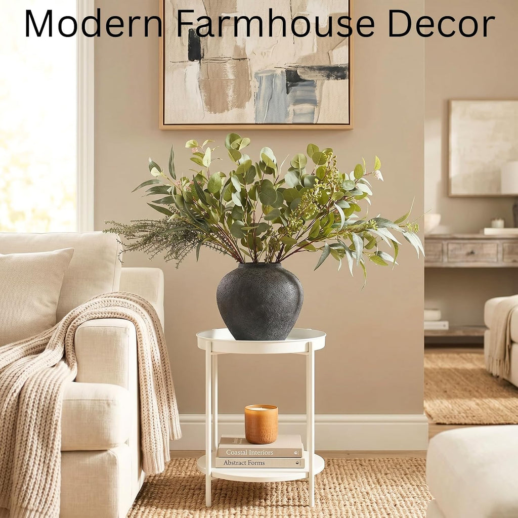 Large Eucalyptus Centerpieces for Table Decor, Artificial Greenery Stems