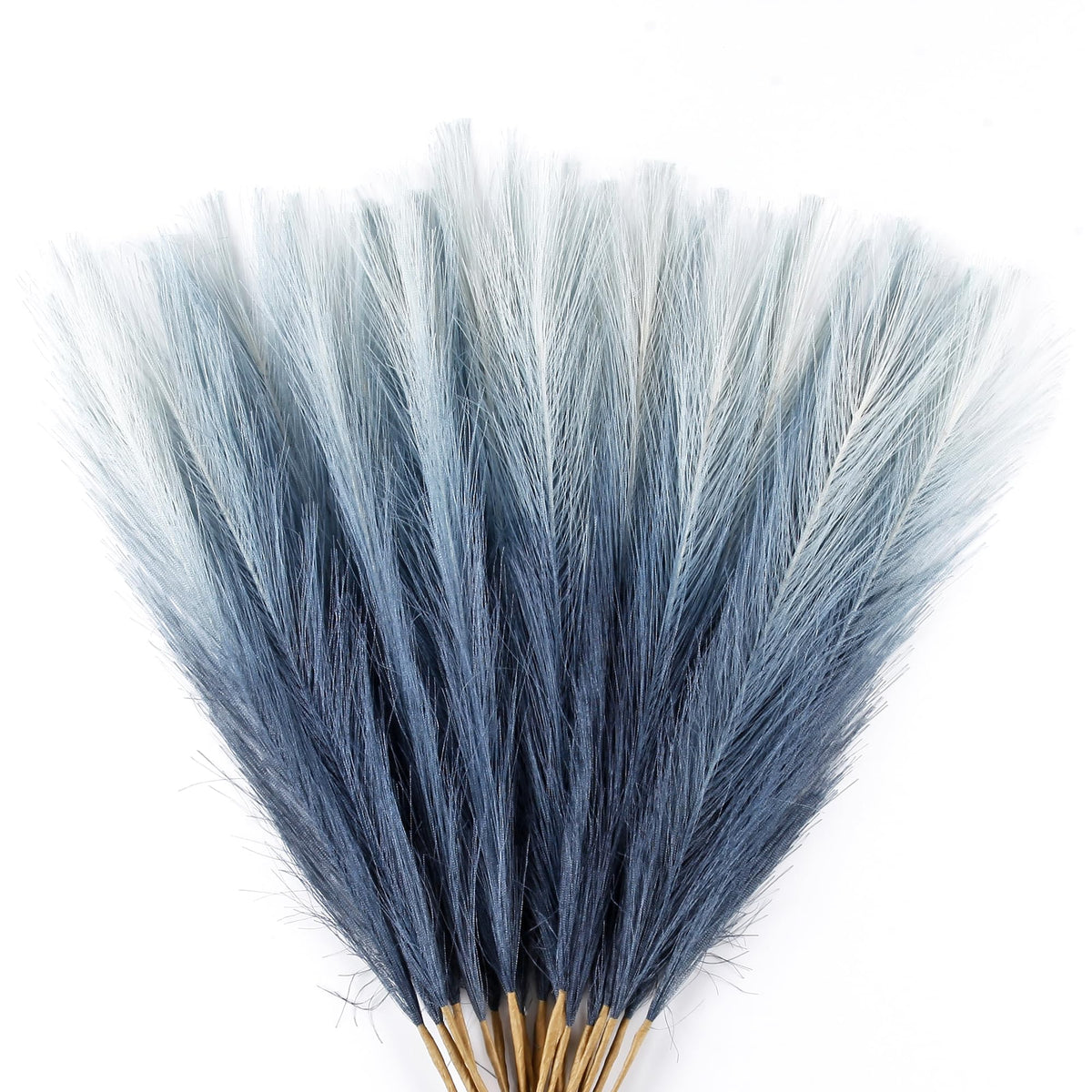 Navy Blue Faux Pampas 60PCS 21.7" for Boho Vase Filler Decor