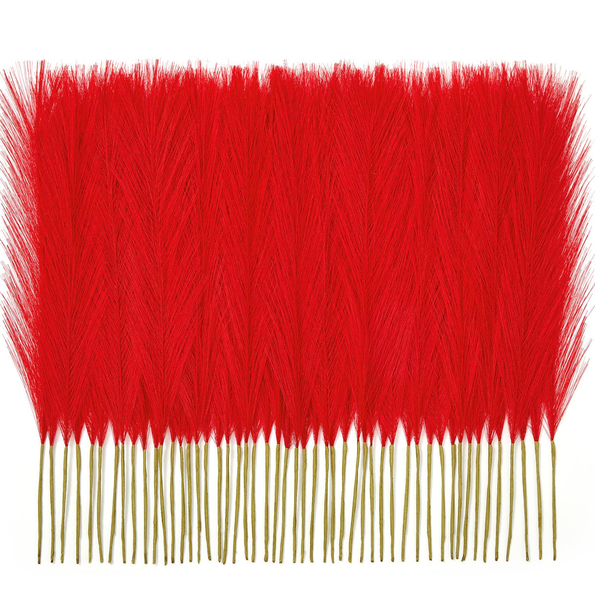 50PCS Blush Pink Pampas Grass, 17in Fluffy Boho Feathers Decor
