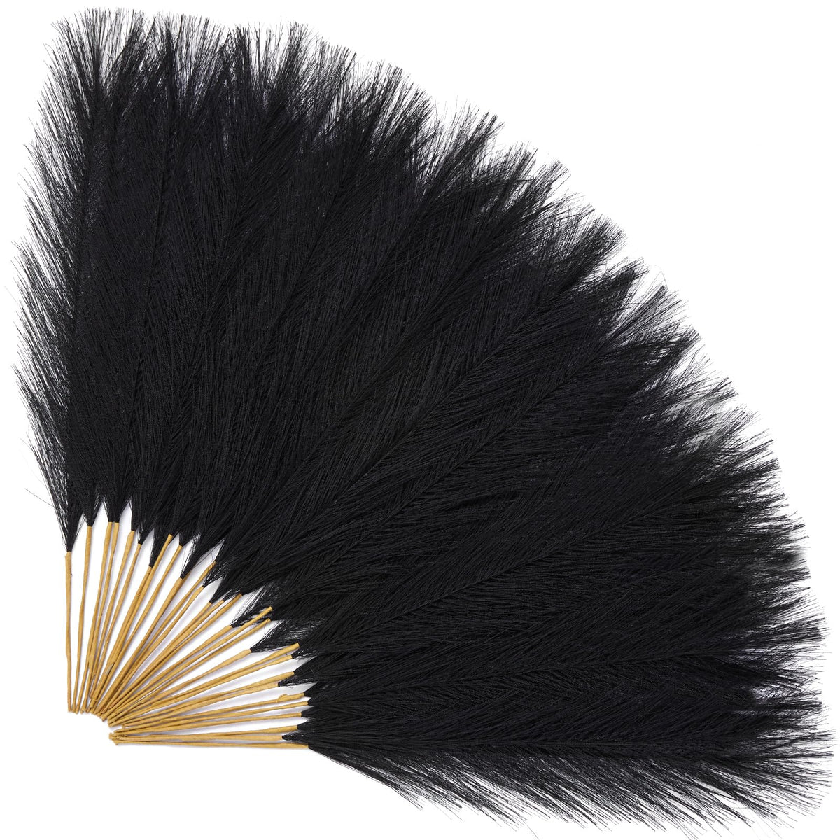 Alecono 30pcs Pampas Grass 17in, Pink Pampas Grass Decor for Home Decoration