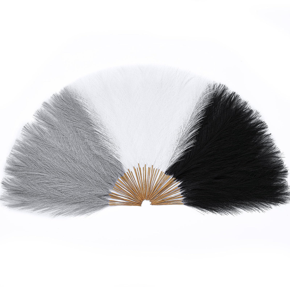 Serwalin 60PCS 17.7" Pink Pampas Grass Boho Feathers Decor for Home Decor