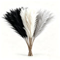 QGG 60 PCS 21.7 Inch Ultra Fluffy FauxPampas Grass, No Shedding ArtificialDried Grass, Boho Home BedroomWedding Vase Filler Floral ArrangementDecor(Sand & Beige & Light Brown)