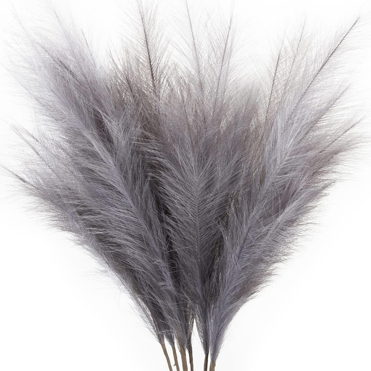 ZIFTY Faux Pampas Grass Decor 38" 7PCS Handmade Boho Decor Ombre Beige