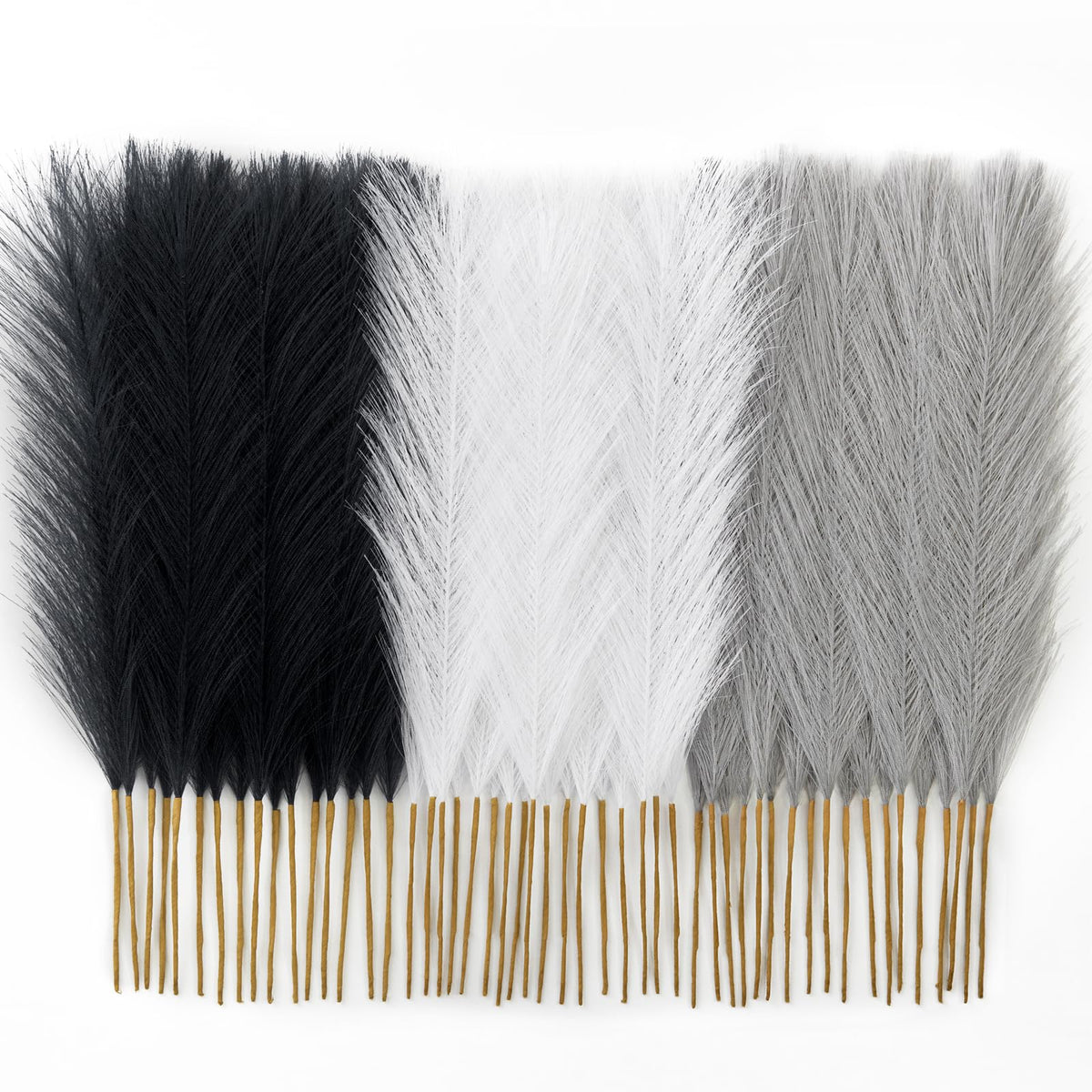 50PCS Blush Pink Pampas Grass, 17in Fluffy Boho Feathers Decor