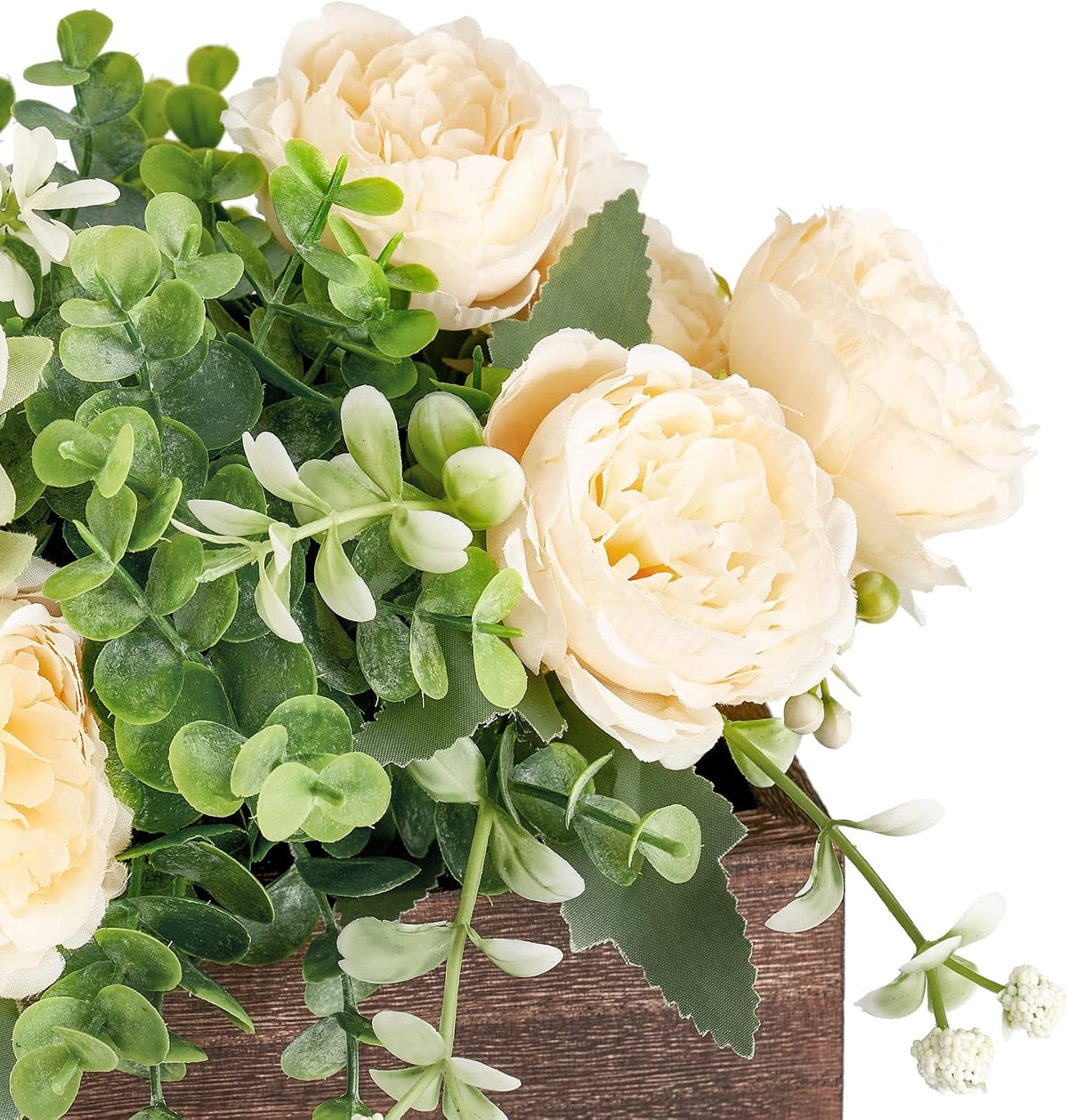 Dahey Artificial Flowers Farmhouse Centerpieces for Coffee Table Decor