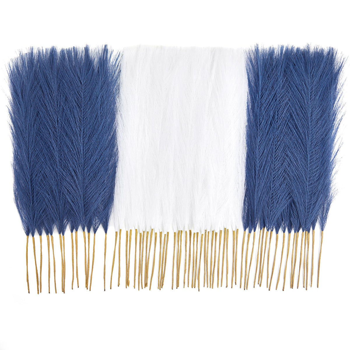 50PCS Blush Pink Pampas Grass, 17in Fluffy Boho Feathers Decor