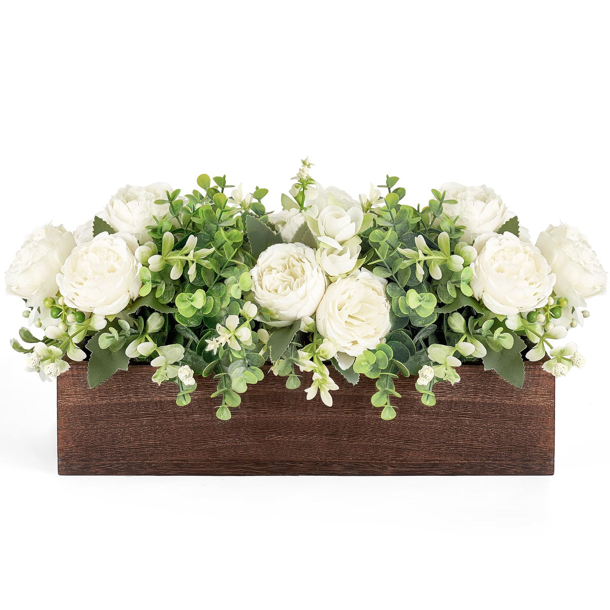Dahey Artificial Flowers Farmhouse Centerpieces for Coffee Table Decor