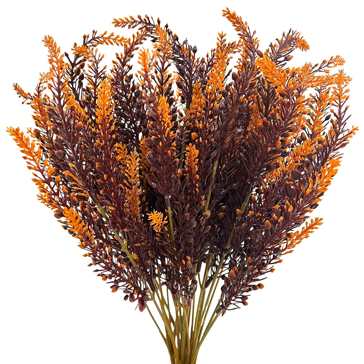 TURNMEON 10 Bundles Artificial Fall Flowers for Outdoors Fall Decorations