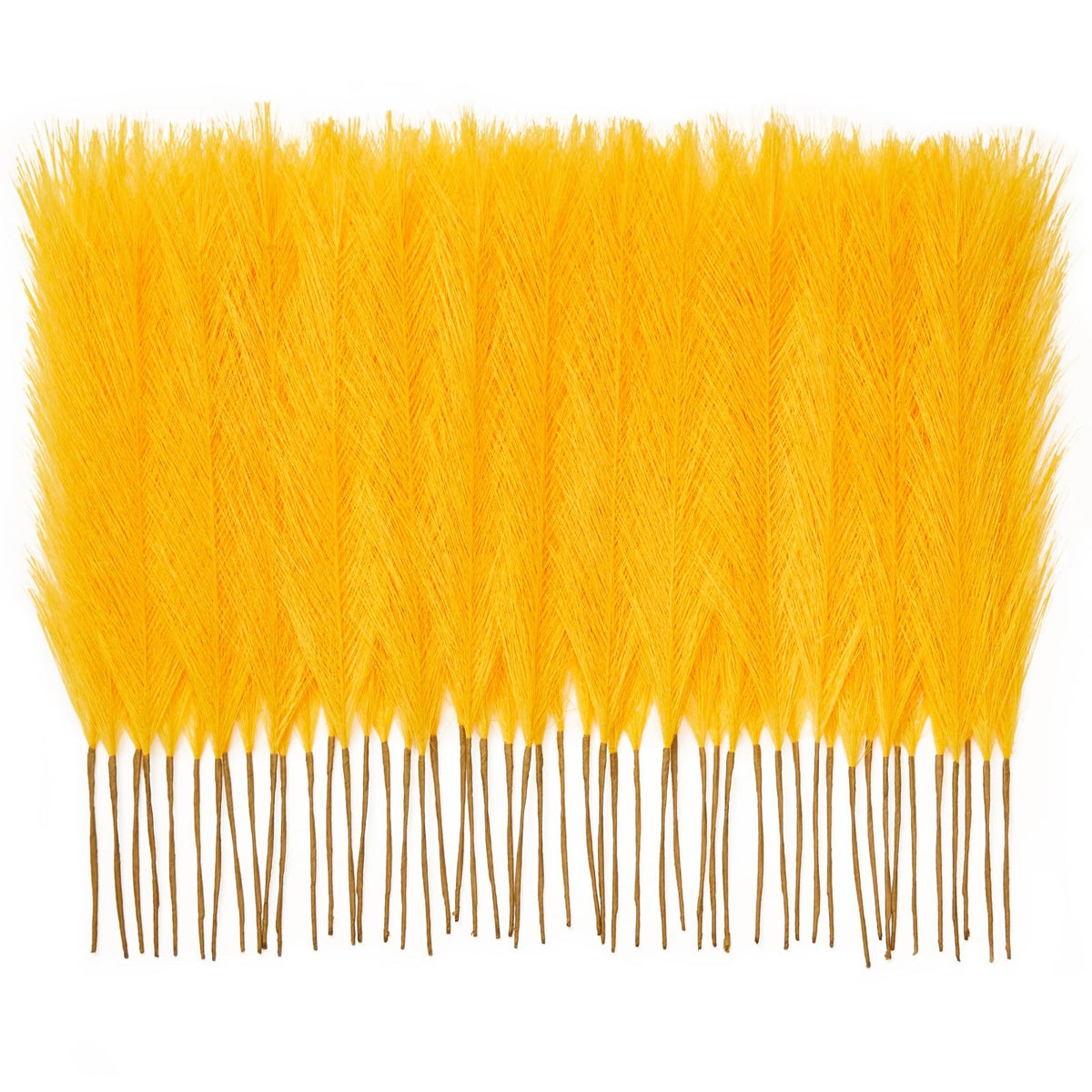 50PCS Blush Pink Pampas Grass, 17in Fluffy Boho Feathers Decor