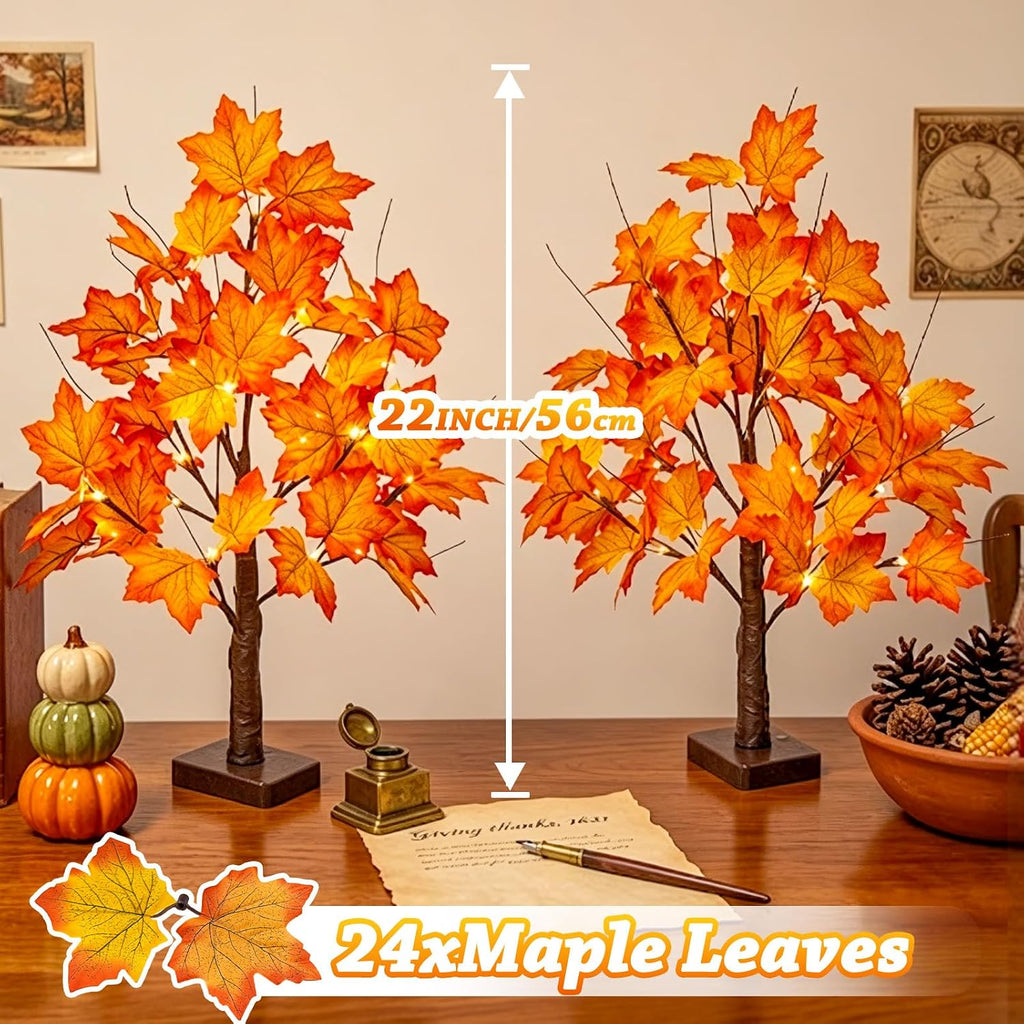 EAMBRITE Fall Decorations for Home Fall Maple Tree Fall Decor Fall Trees