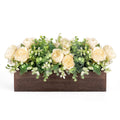 Dahey Artificial Flowers Farmhouse Centerpieces for Coffee Table Decor