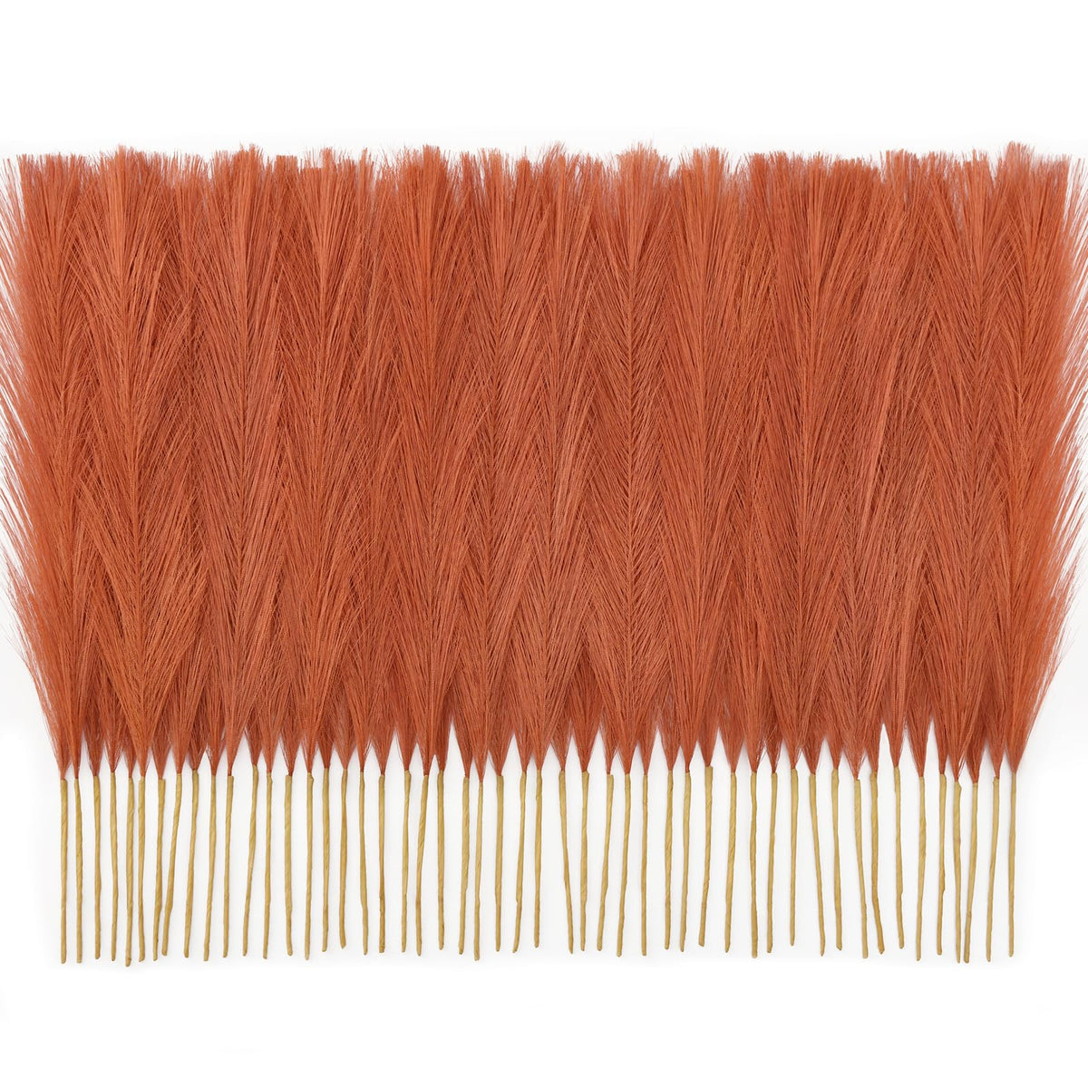 50PCS Blush Pink Pampas Grass, 17in Fluffy Boho Feathers Decor