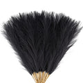 30PCS Dark Brown Faux Pampas Grass 17" for Vase Filler