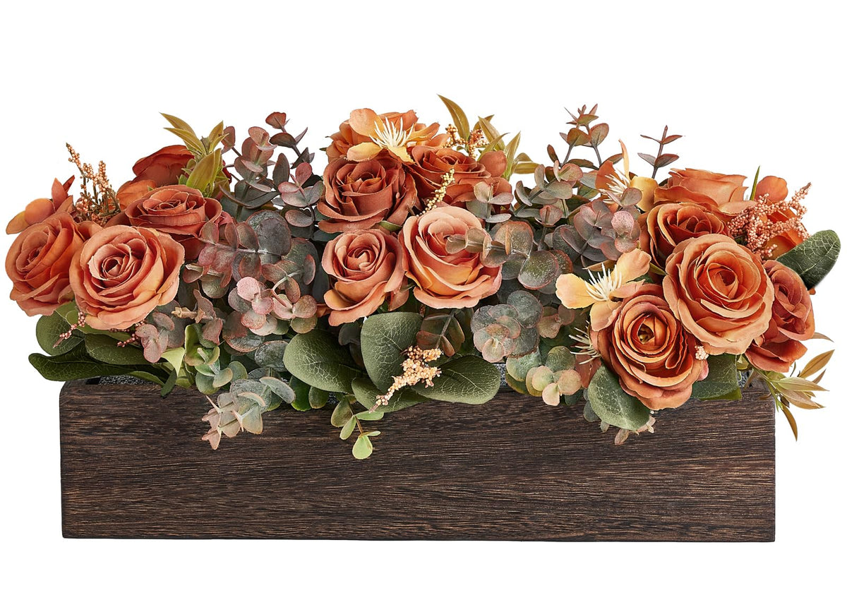 Dahey Artificial Flowers Farmhouse Centerpieces for Coffee Table Decor