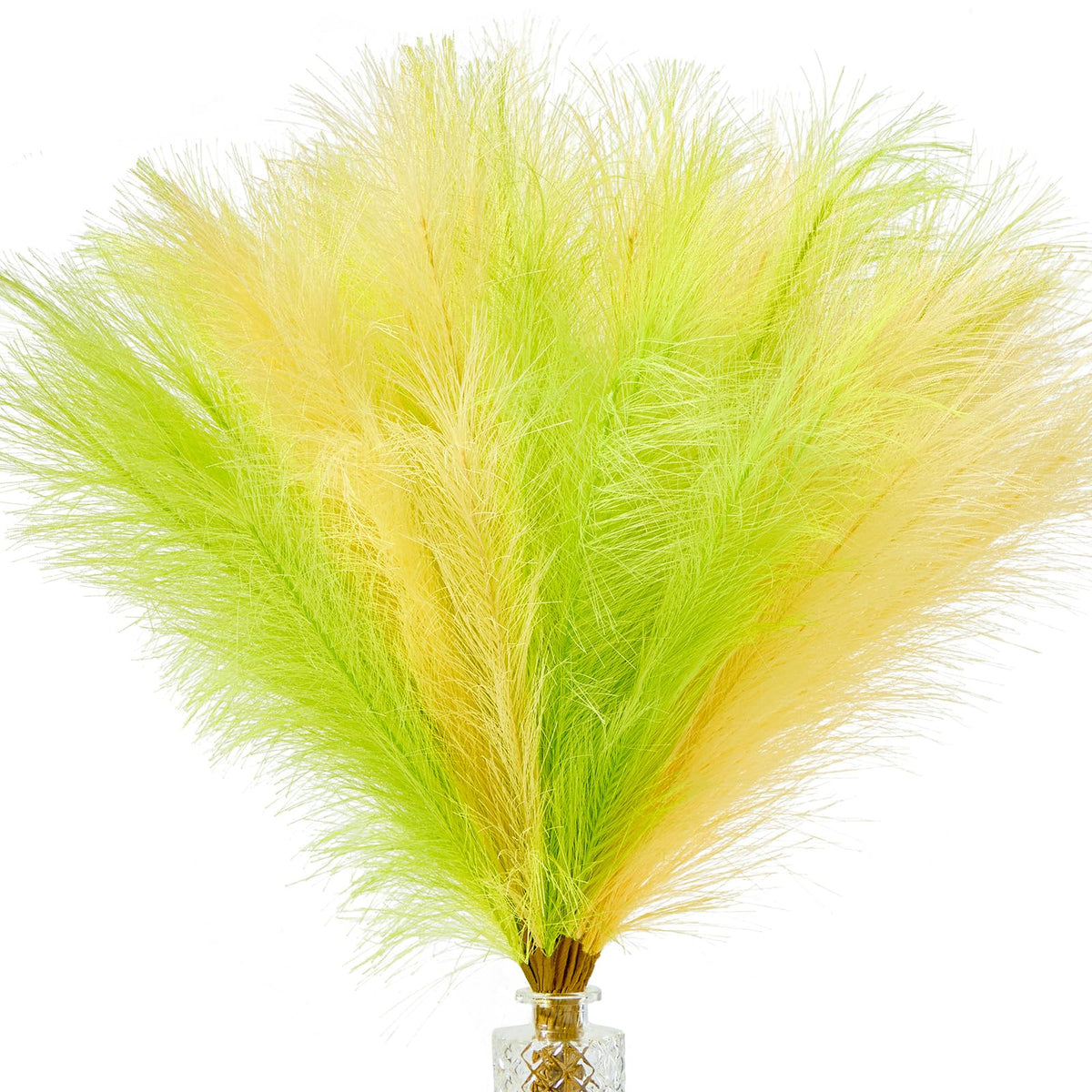 Alecono 30pcs Pampas Grass 17in, Pink Pampas Grass Decor for Home Decoration