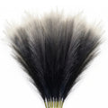 KALYLOC 8Pcs 3FT Blue Colorful Faux Pampas Grass, Artificial Bulrush