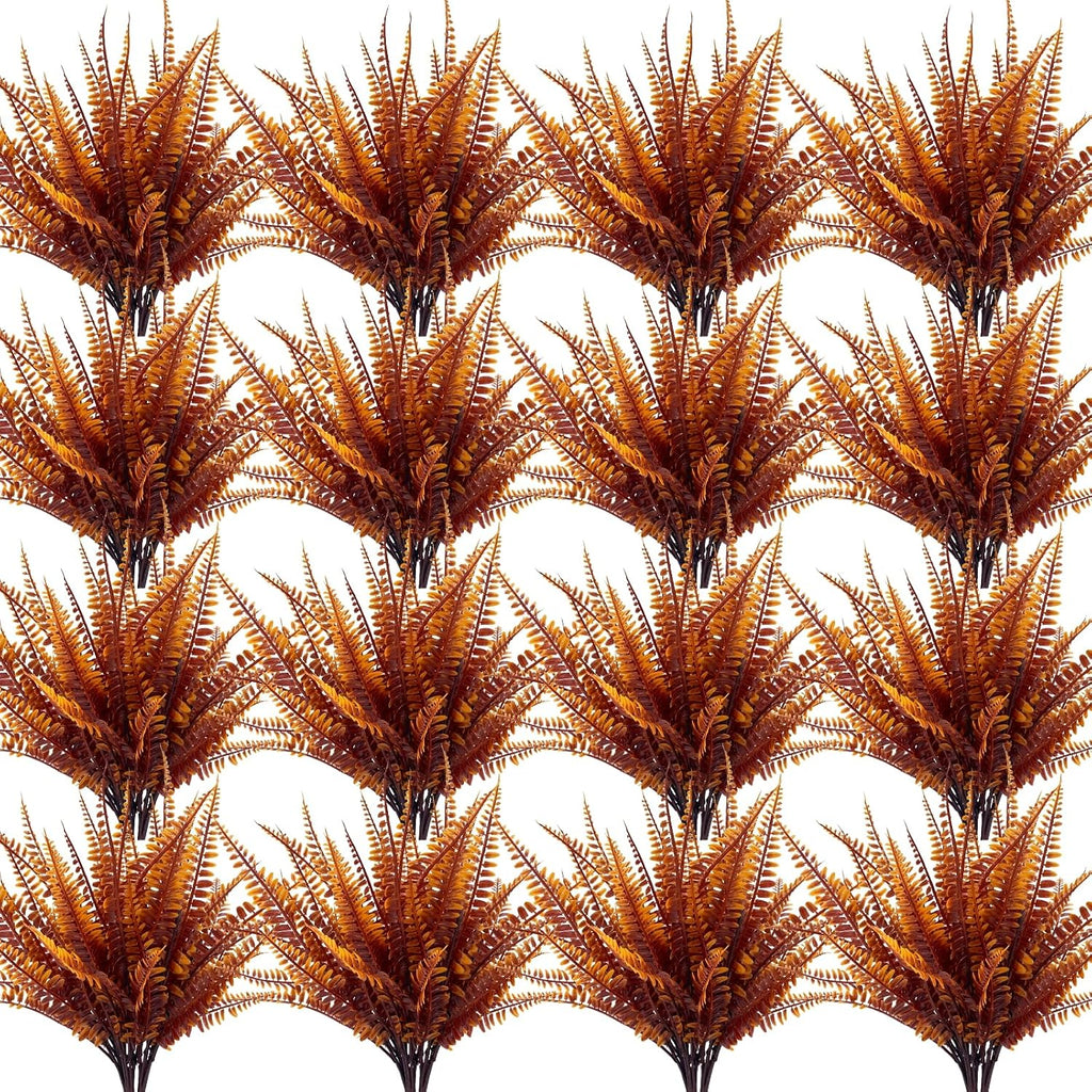 TURNMEON 20 Bundles Artificial Fall Flowers for Outdoors Fall Decorations