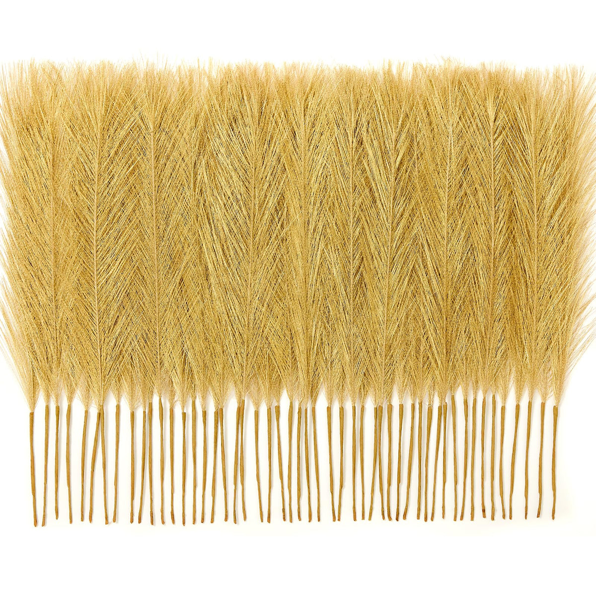 50PCS Blush Pink Pampas Grass, 17in Fluffy Boho Feathers Decor
