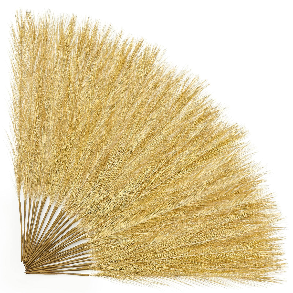 Alecono 30pcs Pampas Grass 17in, Pink Pampas Grass Decor for Home Decoration
